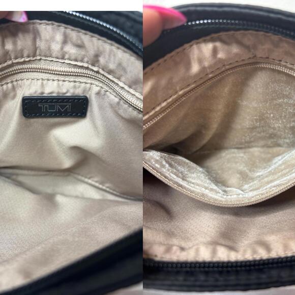 TUMI Susan Multifunction Quilted Zip Pouch, Clutch, Travel, Wristlet, Black - Picture 5 of 5